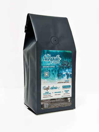 Café Alma specialty-grade Bali Blue coffee, craft-roasted in Southern California