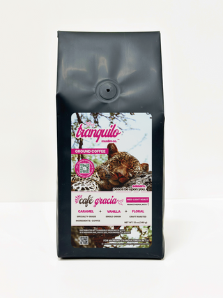 Café Gracia medium-light roast single-origin Ethiopian coffee